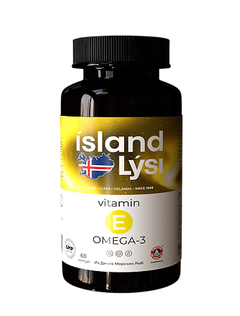 Lysi Омега-3 рыбий жир с витамином E капсулы по 500 мг 60 шт