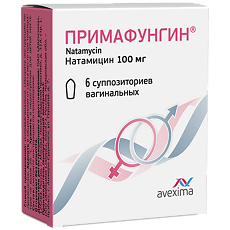 Купить Примафунгин суппозитории вагинальные 100 мг 6 шт цена