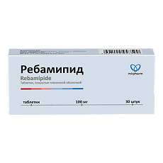 Купить Ребамипид таблетки покрыт.плен.об. 100 мг 30 шт цена