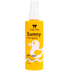 Купить Holly Polly Sunny Спрей-молочко солнцезащитный для детей SPF50+ водостойкий 3+ 150 мл 1 шт цена