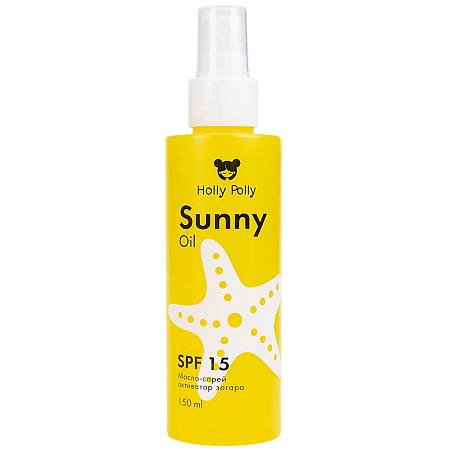 Изображение товара Holly Polly Sunny Масло-cпрей активатор загара SPF15 150 мл 1 шт