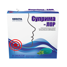 Купить Суприма-ЛОР таблетки для рассасывания 0,6 мг+1,2 мг со вкусом и ароматом ментола 16 шт цена