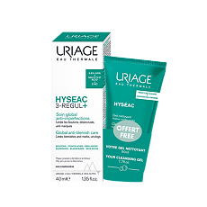 Изображение товара Uriage набор Hyseac 3-Regul+ Универсальный уход 40 мл+Hyseac Очищающий гель 50 мл 1 уп