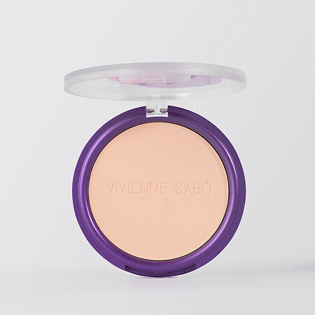 Vivienne Sabo Пудра компактная матирующая Teinte Absolute matte тон 1 розово-бежевый 1 шт