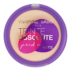 Купить Vivienne Sabo Пудра компактная матирующая Teinte Absolute matte тон 2 светло-бежевый 1 шт цена