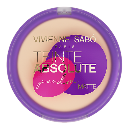 Vivienne Sabo Пудра компактная матирующая Teinte Absolute matte тон 2 светло-бежевый 1 шт