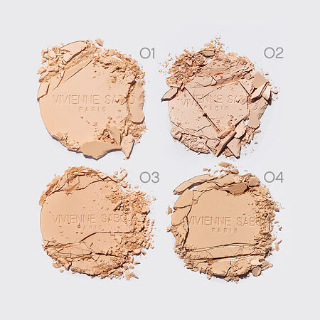 Vivienne Sabo Пудра компактная матирующая Teinte Absolute matte тон 3 светло-персиковый 1 шт