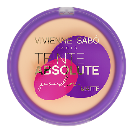 Vivienne Sabo Пудра компактная матирующая Teinte Absolute matte тон 3 светло-персиковый 1 шт
