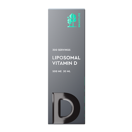 СмартЛайф Липосомальный витамин D 500 МЕ / SmartLife Liposomal Vitamin D спрей-дозатор 300 порций 30 мл 1 шт
