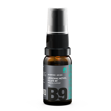 СмартЛайф Липосомальный метилфолат В9 Поддержка беременных / SmartLife Liposomal Methyl Folate B9, Prenatal Support спрей-дозатор 100 порций 10 мл 10 мл 1 шт