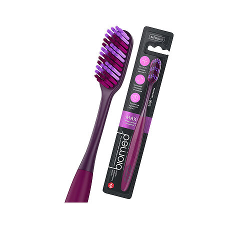 Biomed Комплексная зубная щетка Max Максимум средняя 1 шт