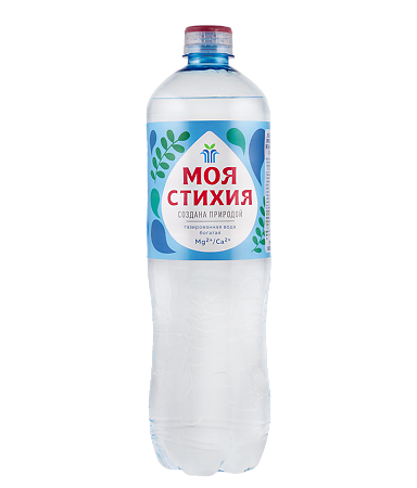 Вода Моя Стихия минеральная природная столовая питьевая газированная ПЭТ 1 л 1 шт