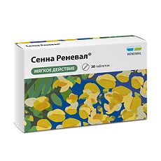 Купить Сенна Реневал таблетки массой 180 мг 30 шт цена