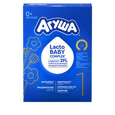 Купить Агуша 1 Сухая молочная смесь Lacto Baby complex с 0+ мес 350 г 1 шт цена