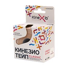 Купить Кинезио-тейп Kinexib Classic бежевый 5 м х 5 см 1 шт цена