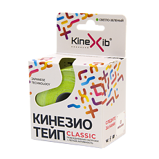 Купить Кинезио-тейп Kinexib Classic светло-зеленый 5 м х 5 см 1 шт цена