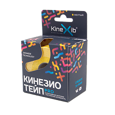 Купить Кинезио-тейп Kinexib Pro желтый 5 м х 5 см 1 шт цена