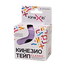 Купить Кинезио-тейп Kinexib Classic лаванда (сиреневый) 5 м х 5 см 1 шт цена