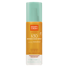 Купить MartiDerm Sun Care Bronze [D] Солнцезащитный двухфазный спрей для тела SPF30 155 мл 1 шт цена