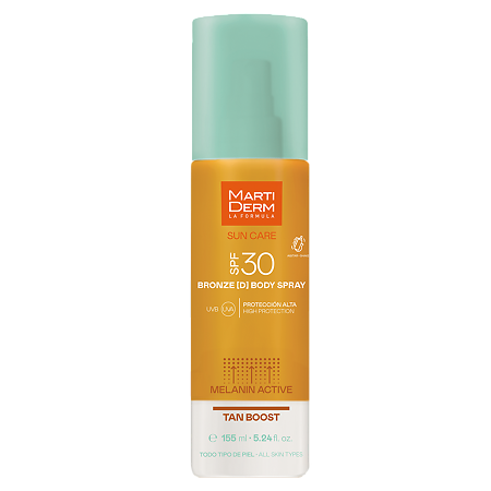 Изображение товара MartiDerm Sun Care Bronze [D] Солнцезащитный двухфазный спрей для тела SPF30 155 мл 1 шт