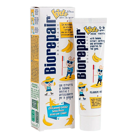 Biorepair Зубная паста Kids детская со вкусом банана от 0-6 лет 50 мл 1 шт