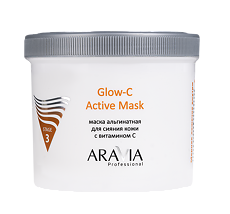 Купить Aravia Professional Альгинатная маска для сияния кожи с витамином С Glow-C Active Mask 550 мл цена