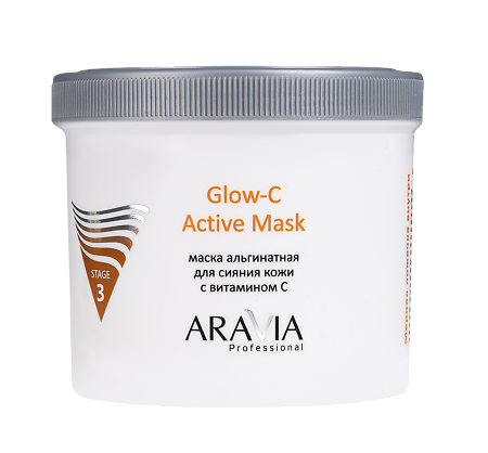 Изображение товара Aravia Professional Альгинатная маска для сияния кожи с витамином С Glow-C Active Mask 550 мл