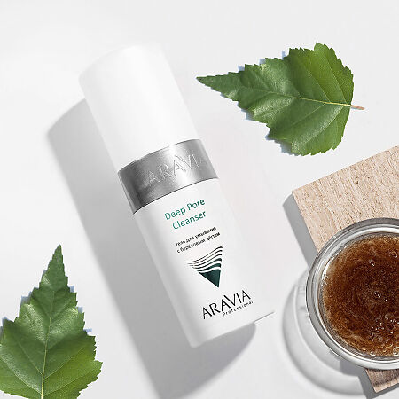 Aravia Professional Гель для умывания с березовым дегтем Deep Pore Cleanser 150 мл