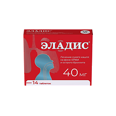 Купить Эладис таблетки покрыт.об. 40 мг 14 шт цена
