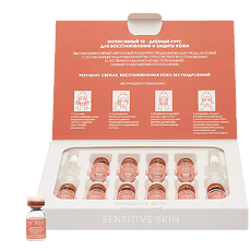 Купить KORA Ампульный успокаивающий концентрат алоэ вера 5% + растительные церамиды 3% по 2 мл ампулы 10 шт цена