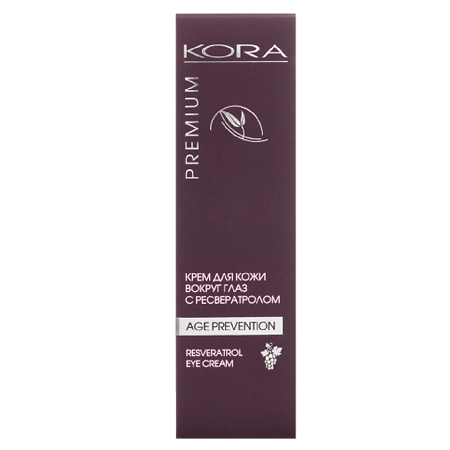 Изображение товара KORA Premium Крем для кожи вокруг глаз с ресвератролом 20 мл 1 шт