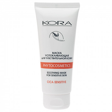 KORA Маска успокаивающая для чувствительной кожи Cica-Sensetive 100 мл 1 шт