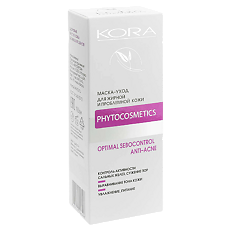 Изображение товара KORA Маска-уход для жирной и проблемной кожи Anti-Acne 100 мл 1 шт