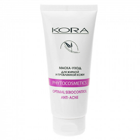 KORA Маска-уход для жирной и проблемной кожи Anti-Acne 100 мл 1 шт