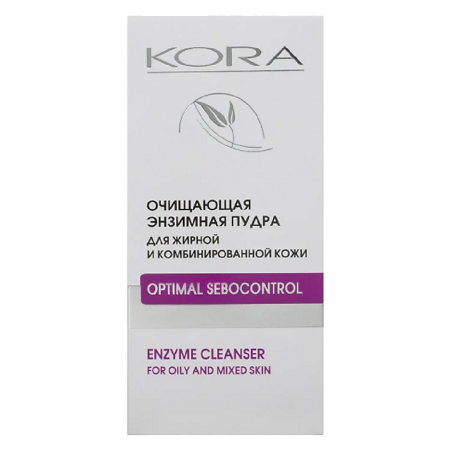 Изображение товара KORA энзимная пудра для жирной кожи 100 мл глубокое очищение и уход