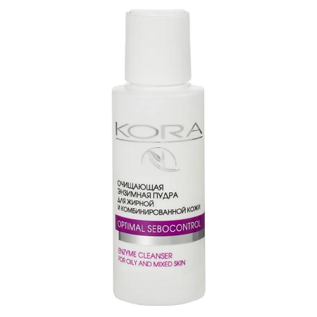 KORA Очищающая энзимная пудра для жирной и комбинированной кожи 100 мл 1 шт