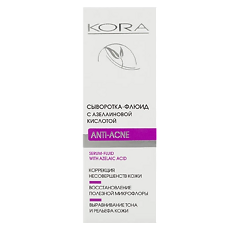 Купить KORA Сыворотка-флюид с азелаиновой кислотой Anti-Acne 30 мл 1 шт цена