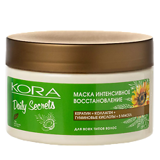Купить KORA Daily Secrets Маска Интенсивное восстановление для всех типов волос 250 мл 1 шт цена