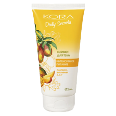 Купить KORA Daily Secrets Сливки для тела Интенсивное питание 175 мл 1 шт цена