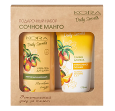 Купить KORA Подарочный набор Сочное манго. Интенсивное питание 1 уп цена