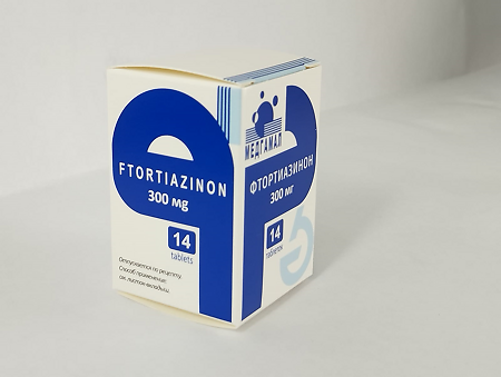Фтортиазинон таблетки 300 мг 14 шт
