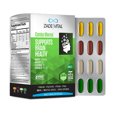 Изображение товара Заде Витал/Zade Vital Комбо Ментал капсулы 120 шт