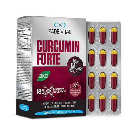 Заде Витал/Zade Vital Куркумин Форте 1000 мг капсулы 40 шт