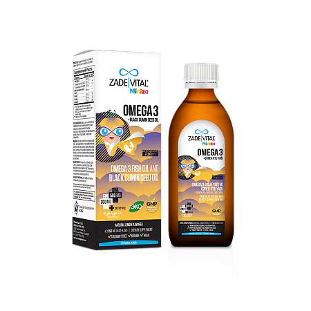 Заде Витал/Zade Vital Миниза Омега-3 рыбий жир+масло семян черного тмина 150 мл 1 шт