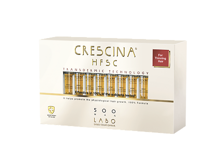 Кресцина/Crescina Transdermic HFSC 500 Лосьон для мужчин для возобновления роста волос амп по 3,5 мл 20 шт