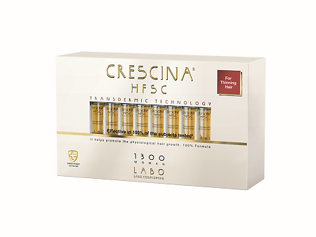 Кресцина/Crescina Transdermic HFSC 1300 Лосьон для женщин для возобновления роста волос амп по 3,5 мл 20 шт
