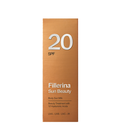 Изображение товара Филлерина/Fillerina Sun Beauty Солнцезащитное молочко для тела SPF20 150 мл 1 шт