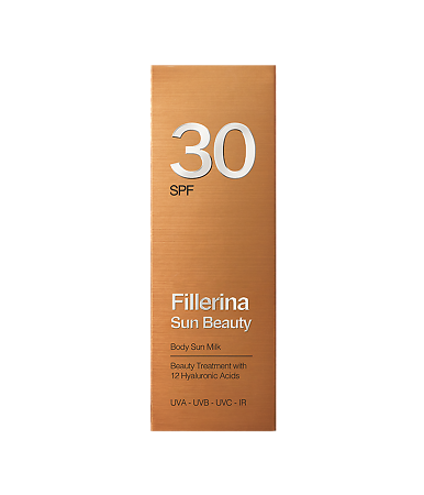 Изображение товара Филлерина/Fillerina Sun Beauty Солнцезащитное молочко для тела SPF30 150 мл 1 шт