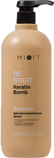 Купить Mixit Re:Start Бальзам-ополаскиватель для восстановления волос Keratin bomb conditioner 1000 мл цена