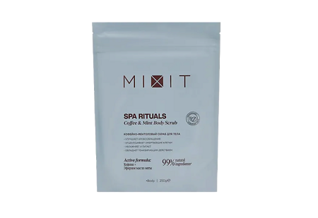 Изображение товара Mixit Spa Rituals Кофейно-ментоловый скраб для тела Coffee & Mint Body Scrub 250 г